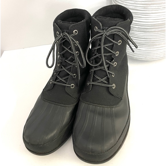 Sperry Men’s Cold Bay Chukka Boots Black Size 9.5 - Picture 3 of 7